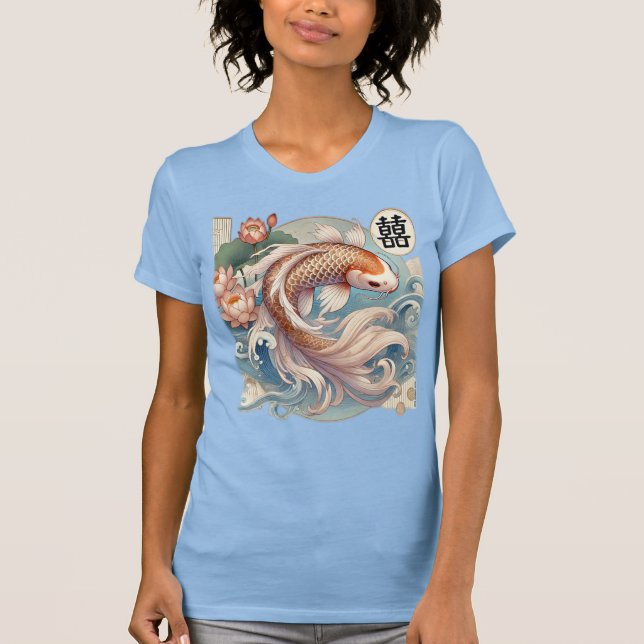 Vibrant Koi Fish T-Shirt (Front)