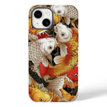 Vibrant Koi Harmony - Japanese Koi Fish Seamless