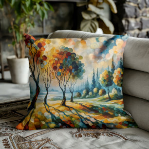 Vibrant Landscape Cushion