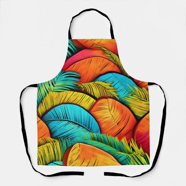 Vibrant Leafscape Apron (Front)
