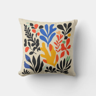 Vibrant Leafscape Pillow