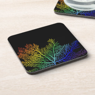 Vibrant LGBTQ+ Table Decor Coaster