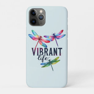 Vibrant Life - Artistic Dragonfly Case-Mate iPhone Case