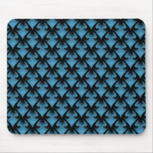 Vibrant Light Blue Metropolitan Glam Mousepad