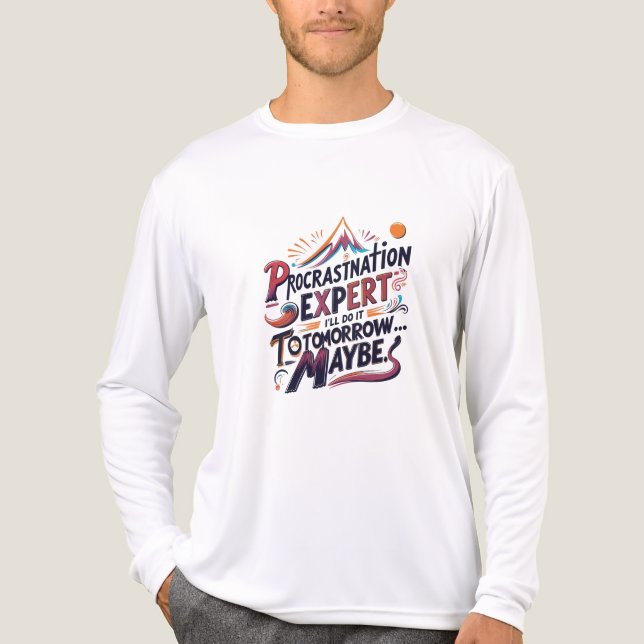 Vibrant Long Sleeve Tri-Blend Shirt for Creative  (Front)