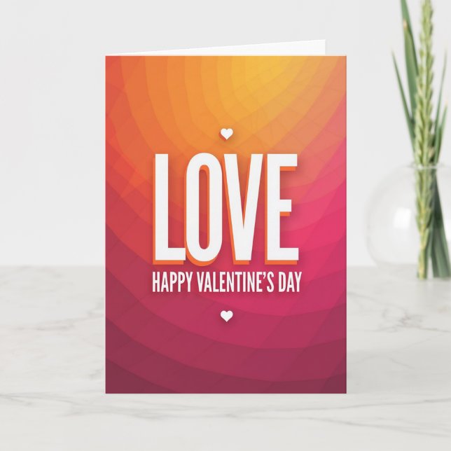 Vibrant Love Card (Front)