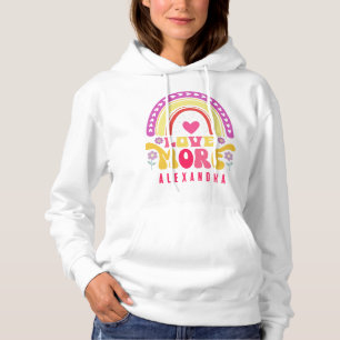 Vibrant Love more custom name Hoodie