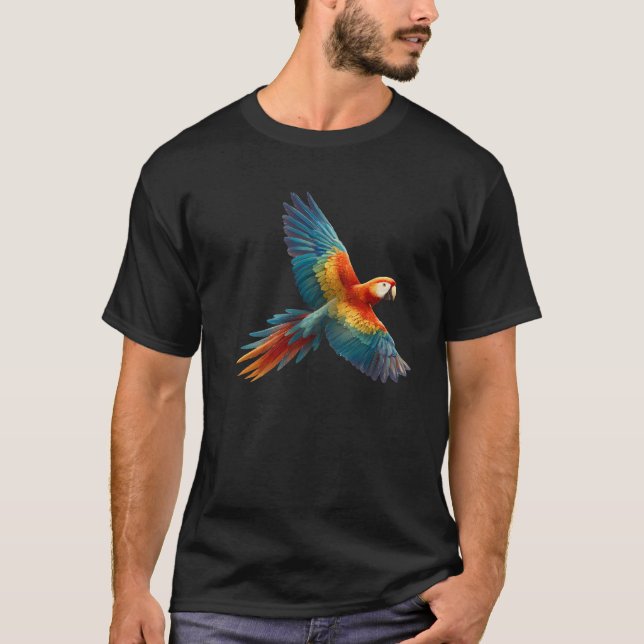 Vibrant Macaw Wingflight T-Shirt (Front)