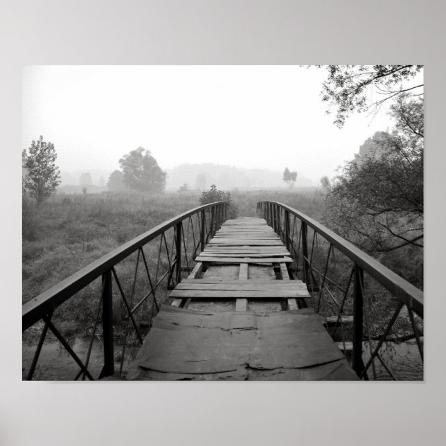 vibrant macro black and white photography poster (Front)