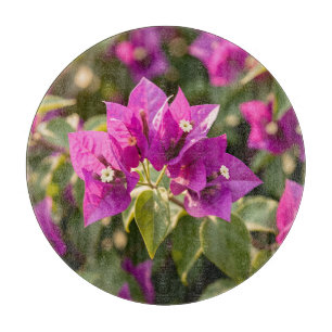 Vibrant Magenta Purple Bougainvillea Bloom Cutting Board