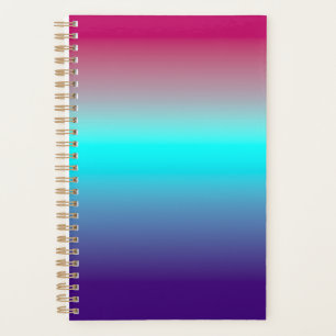 Vibrant Magenta to Deep Purple Smooth Abstract Planner