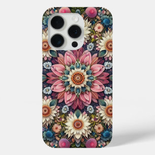 Vibrant Mandala Floral iPhone Case