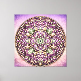 Vibrant Mandala Wall Art – Colourful Geometric Sac
