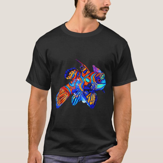 Vibrant Mandarinfish T-Shirt (Front)