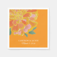 Vibrant Marigold Summer Wedding