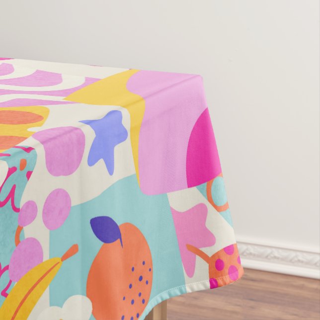Vibrant Maxi Patchwork Tablecloth (In Situ)
