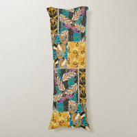 Vibrant Maximalist Teal & Purple Butterfly Art