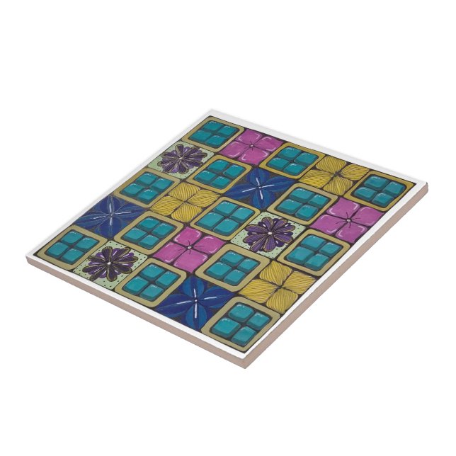 Vibrant Mediterranean Tile (Side)