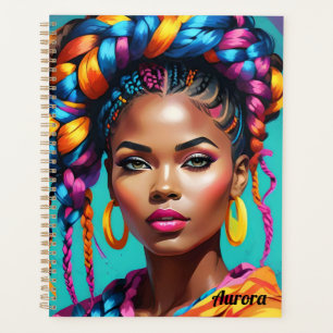 Vibrant Melanin Woman - Pop Art Inspired Planner