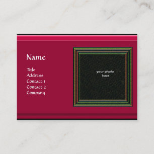 VIBRANT MEMORY3 MONOGRAM gem violet Business Card