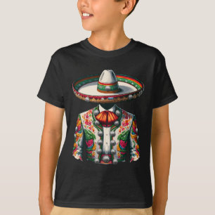 Vibrant Mexican Charro Suit Traditional Mariachi T-Shirt