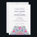 Vibrant Mexican Fiesta Rainbow Mandala Wedding Invitation<br><div class="desc">Beautiful Invitation to celebrate Special occasions and festivals comes with digital and E-invitation as per your request. We would love to replicate our designs to make multiple products like rsvp cards, labels envelopes, and more. Customisation is available for ready to print on request at info@shamaurcreatif@gmail.com Look Forward to hearing from...</div>