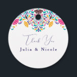 Vibrant Mexican Fiesta Style Rainbow Wedding Favour Tags<br><div class="desc">Beautiful Invitation to celebrate Special occasions and festivals comes with digital and E-invitation as per your request. We would love to replicate our designs to make multiple products like rsvp cards, labels envelopes, and more. Customisation is available for ready to print on request at info@shamaurcreatif@gmail.com. Look Forward to hearing from...</div>