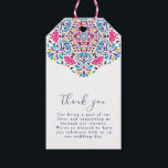 Vibrant Mexican Fiesta Style Rainbow Wedding Gift Tags<br><div class="desc">Beautiful Invitation to celebrate Special occasions and festivals comes with digital and E-invitation as per your request. We would love to replicate our designs to make multiple products like rsvp cards, labels envelopes, and more. Customisation is available for ready to print on request at info@shamaurcreatif@gmail.com. Look Forward to hearing from...</div>