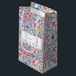 Vibrant Mexican Fiesta Style Rainbow Wedding Small Gift Bag<br><div class="desc">Beautiful Invitation to celebrate Special occasions and festivals comes with digital and E-invitation as per your request. We would love to replicate our designs to make multiple products like rsvp cards, labels envelopes, and more. Customisation is available for ready to print on request at info@shamaurcreatif@gmail.com. Look Forward to hearing from...</div>