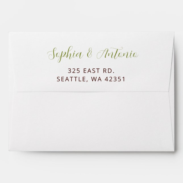 Vibrant Mexican Floral Fiesta Wedding Envelope (Back (Top Flap))