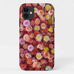 Vibrant Mixed Colour Roses Floral Case-Mate iPhone Case