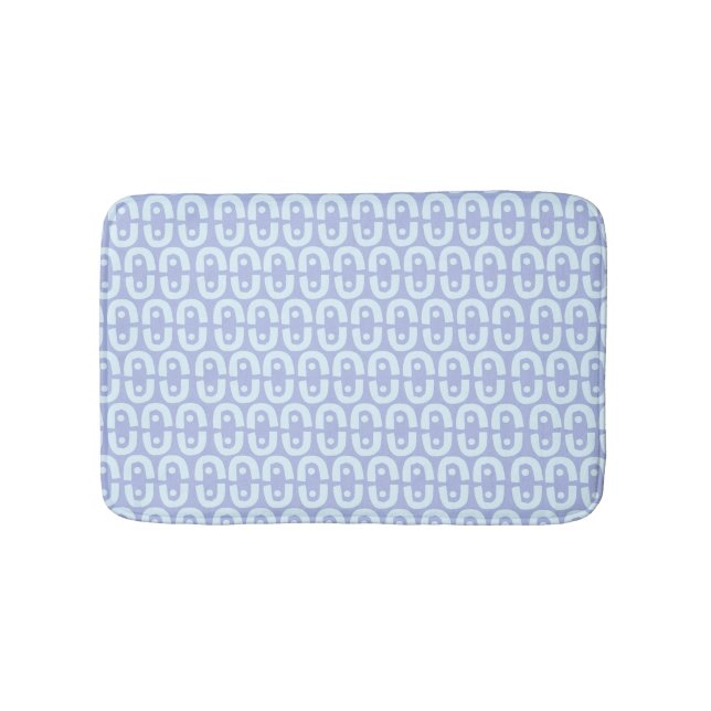 Vibrant Modern Pattern with Bold Colour Shapes Bath Mat (Front)