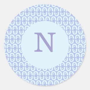 Vibrant Modern Pattern with Bold Colour Shapes Classic Round Sticker