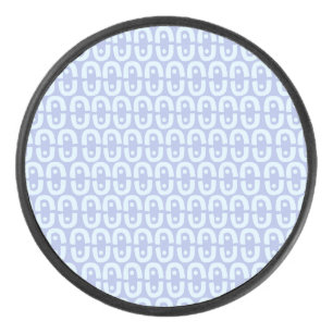 Vibrant Modern Pattern with Bold Colour Shapes Hockey Puck