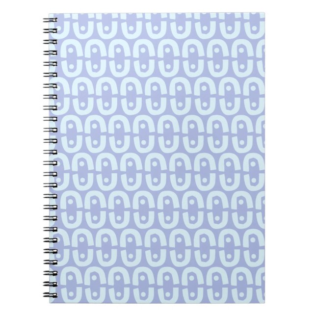 Vibrant Modern Pattern with Bold Colour Shapes Notebook (Front)