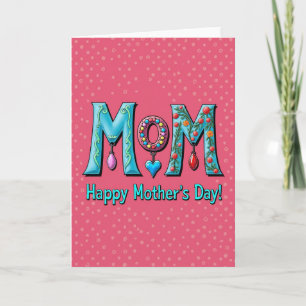 Vibrant Mom Illustration Card