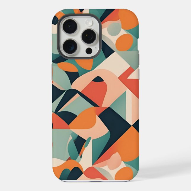 Vibrant Mosaic iPhone Case (Back)