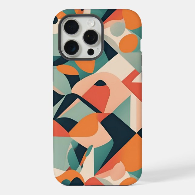 Vibrant Mosaic iPhone Case (Back)