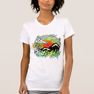 Vibrant Mountain Vinyl Graffiti T-Shirt