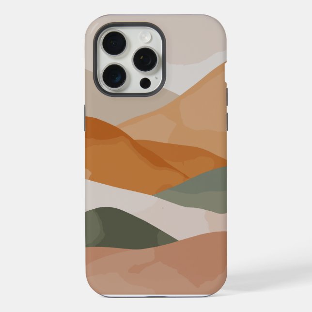 Vibrant Mountains iPhone Case (Back)