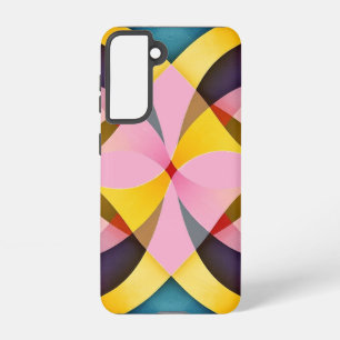 Vibrant Multi-Colour Floral Pattern Design Samsung Galaxy Case