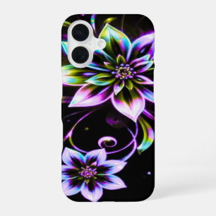 Vibrant Multicolor Hibiscus Floral Accessor iPhone 16 Case