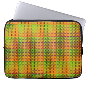 Vibrant multicolor  laptop sleeve
