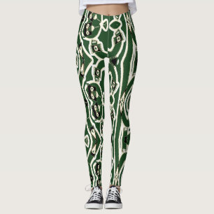 Vibrant multicolor "Ratti_Creative_Arts" Leggings