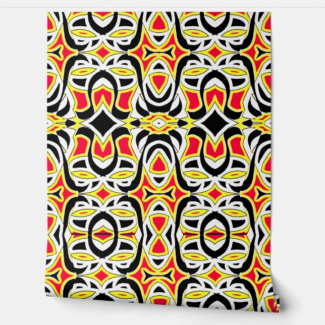 Vibrant multicolor "Ratti_Creative_Arts" wallpaper (Unrolling)