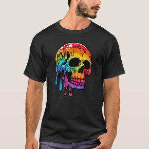 Vibrant Multicolor Skull T-Shirt