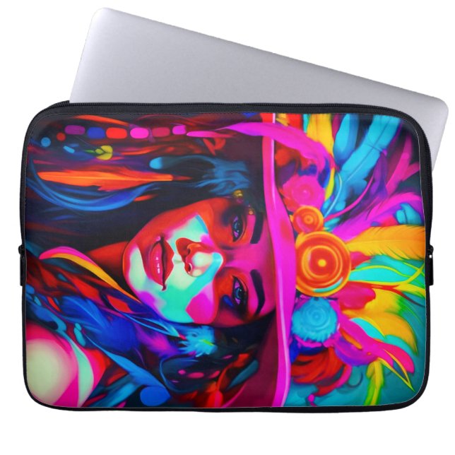 Vibrant Muse Laptop Sleeve (Front)