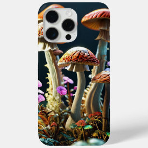 Vibrant Mushrooms iPhone 15 Pro Max Case
