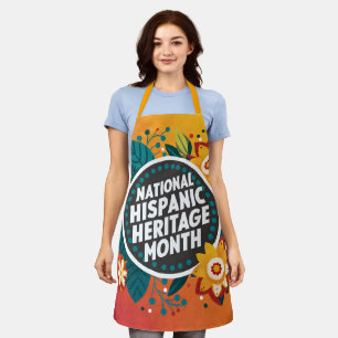 Vibrant National Hispanic Heritage Month Apron