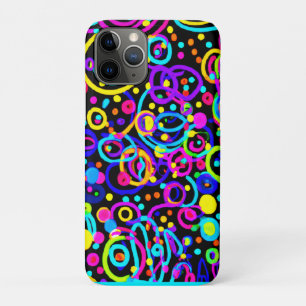 Vibrant Neon Pattern Art Design Case-Mate iPhone Case